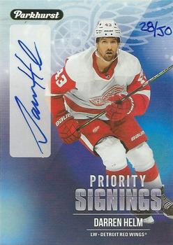 2021 Upper Deck Fall Expo - Parkhurst Priority Signings #PS-DH Darren Helm Front