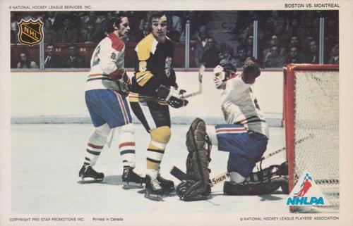 1972-73 Pro Star Promotions NHL Action #NNO Boston vs. Montreal Front