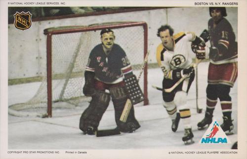1972-73 Pro Star Promotions NHL Action #NNO Boston vs. N.Y. Rangers Front