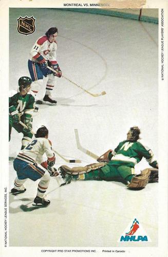 1972-73 Pro Star Promotions NHL Action #NNO Montreal vs. Minnesota Front