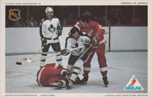 1972-73 Pro Star Promotions NHL Action #NNO Toronto vs. Detroit Front