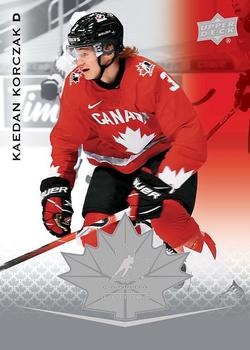 2021-22 Upper Deck Team Canada Juniors #4 Kaedan Korczak Front