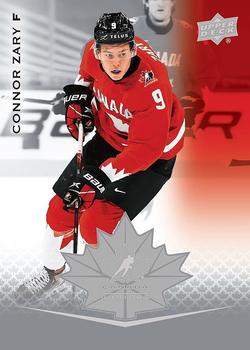 2021-22 Upper Deck Team Canada Juniors #6 Connor Zary Front