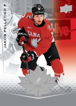2021-22 Upper Deck Team Canada Juniors #8 Jakob Pelletier Front