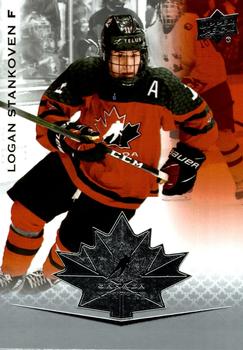 2021-22 Upper Deck Team Canada Juniors #27 Logan Stankoven Front