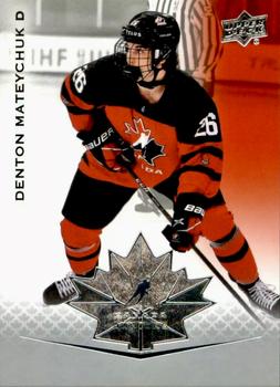 2021-22 Upper Deck Team Canada Juniors #31 Denton Mateychuk Front