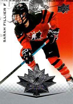 2021-22 Upper Deck Team Canada Juniors #49 Sarah Fillier Front