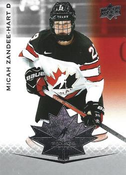 2021-22 Upper Deck Team Canada Juniors #56 Micah Zandee-Hart Front