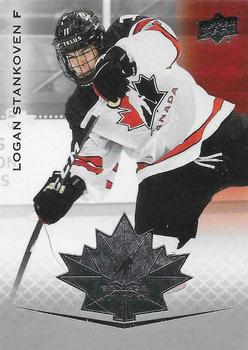 2021-22 Upper Deck Team Canada Juniors #70 Logan Stankoven Front