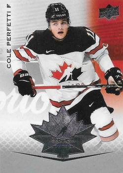 2021-22 Upper Deck Team Canada Juniors #79 Cole Perfetti Front