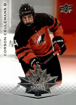 2021-22 Upper Deck Team Canada Juniors #82 Corson Ceulemans Front