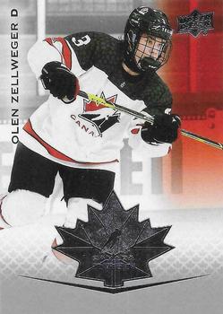 2021-22 Upper Deck Team Canada Juniors #95 Olen Zellweger Front