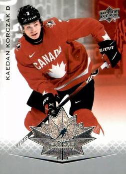 2021-22 Upper Deck Team Canada Juniors #99 Kaedan Korczak Front