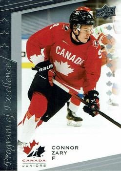 2021-22 Upper Deck Team Canada Juniors #125 Connor Zary Front