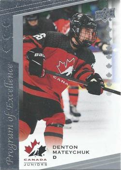 2021-22 Upper Deck Team Canada Juniors #128 Denton Mateychuk Front