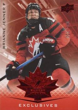 2021-22 Upper Deck Team Canada Juniors - Exclusives #50 Brianne Jenner Front