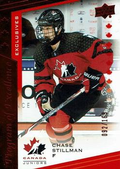 2021-22 Upper Deck Team Canada Juniors - Exclusives #116 Chase Stillman Front