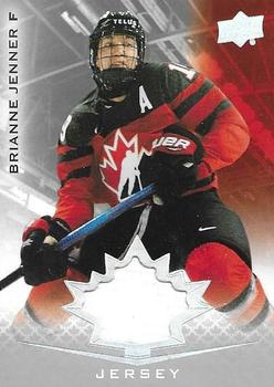 2021-22 Upper Deck Team Canada Juniors - Jerseys #50 Brianne Jenner Front