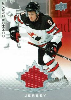 2021-22 Upper Deck Team Canada Juniors - Jerseys #72 Connor Zary Front