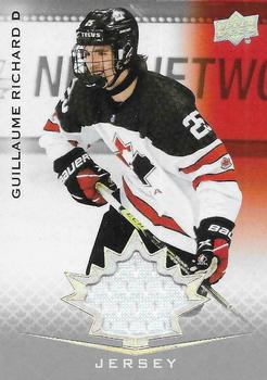 2021-22 Upper Deck Team Canada Juniors - Jerseys #98 Guillaume Richard Front