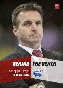 2013-14 PCAS Swiss National League - Behind The Bench #BTB01 Serge Pelletier Front