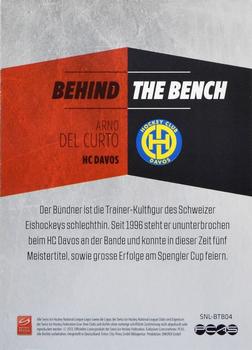 2013-14 PCAS Swiss National League - Behind The Bench #BTB04 Arno Del Curto Back
