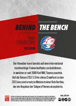 2013-14 PCAS Swiss National League - Behind The Bench #BTB11 Marc Crawford Back