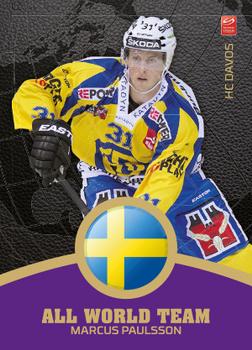 2013-14 PCAS Swiss National League - All World Team #AWT04 Marcus Paulsson Front