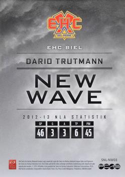 2013-14 PCAS Swiss National League - New Wave #NW03 Dario Trutmann Back