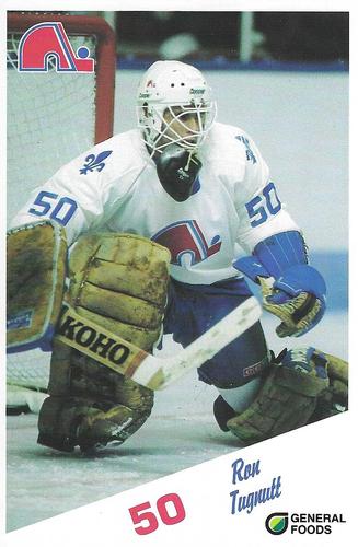1987-88 General Foods Quebec Nordiques #NNO Ron Tugnutt Front
