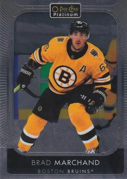 2021-22 O-Pee-Chee Platinum #18 Brad Marchand Front