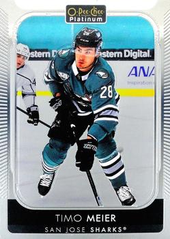 2021-22 O-Pee-Chee Platinum #154 Timo Meier Front