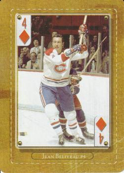 2005 Hockey Hall of Fame Playing Cards #4♦ Jean Beliveau Front