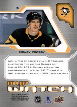 2021-22 Upper Deck MVP - 20th Anniversary #3 Sidney Crosby Back