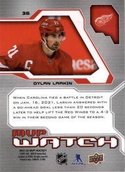 2021-22 Upper Deck MVP - 20th Anniversary #36 Dylan Larkin Back