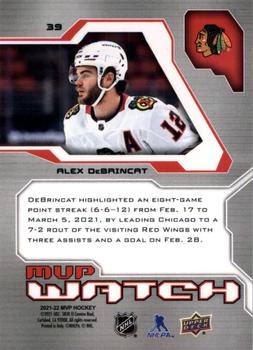 2021-22 Upper Deck MVP - 20th Anniversary #39 Alex DeBrincat Back