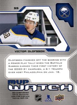 2021-22 Upper Deck MVP - 20th Anniversary #55 Victor Olofsson Back