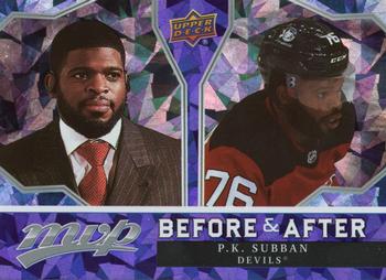 2021-22 Upper Deck MVP - Before and After #BA-5 P.K. Subban Front