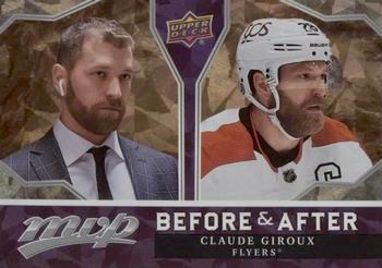 2021-22 Upper Deck MVP - Before and After Gold #BA-17 Claude Giroux Front
