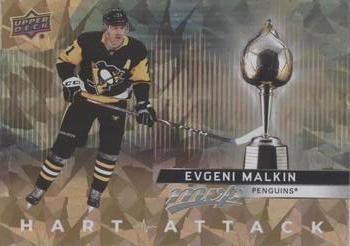 2021-22 Upper Deck MVP - Hart Attack Gold #HA-15 Evgeni Malkin Front