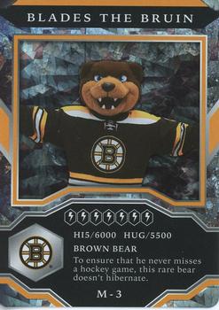 2021-22 Upper Deck MVP - Mascots Gaming Sparkle #M-3 Blades The Bruin Front