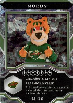 2021-22 Upper Deck MVP - Mascots Gaming Sparkle #M-15 Nordy Front