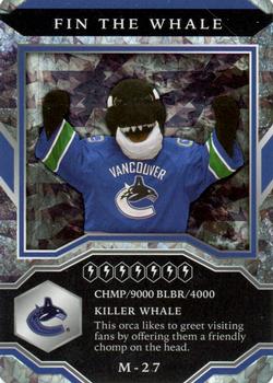 2021-22 Upper Deck MVP - Mascots Gaming Sparkle #M-27 Fin the Whale Front