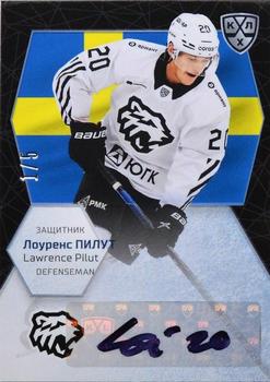 2021 Sereal KHL Cards Collection Exclusive - 2021 World Championship Autograph #WCH-A21 Lawrence Pilut Front