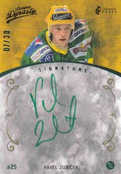 2021 Legendary Cards League Dynasty Vsetín - Autograph #072 Pavel Zubicek Front