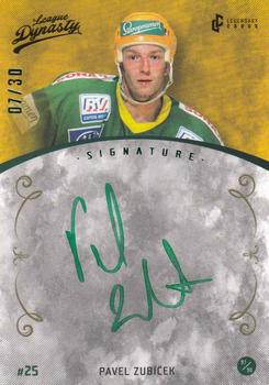 2021 Legendary Cards League Dynasty Vsetín - Autograph #100 Pavel Zubicek Front