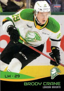 2021-22 Choice London Knights (OHL) #4 Brody Crane Front