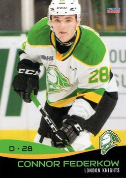 2021-22 Choice London Knights (OHL) #7 Connor Federkow Front