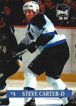 1998-99 Roox Fort Worth Brahmas (WPHL) #901016T Steve Carter Front
