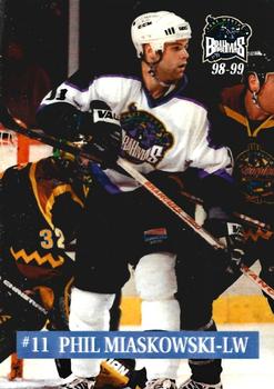 1998-99 Roox Fort Worth Brahmas (WPHL) #901021T Phil Miaskowski Front